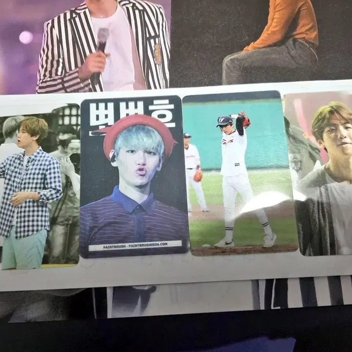 [BUNJANG] EXO Baekhyun Doll Bundle / 백현 굿즈, 인형, 팬아트 스티커, 카이 시우민 공식포카 등 일괄양도