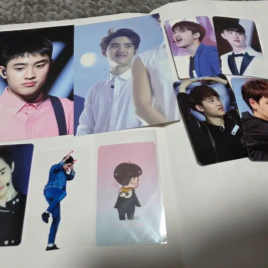 [BUNJANG] EXO Baekhyun Doll Bundle / 백현 굿즈, 인형, 팬아트 스티커, 카이 시우민 공식포카 등 일괄양도