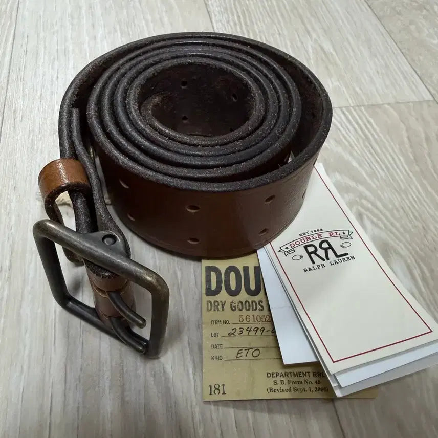 [BUNJANG] RRL Belt / 새제품[36]RRL 더블 프롱벨트