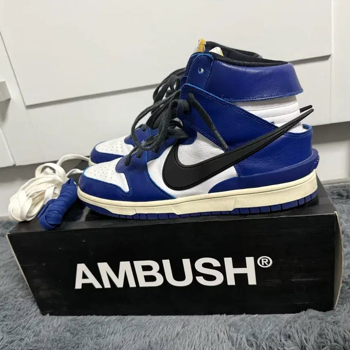 [BUNJANG] Nike Ambush Dunk High Deep Royal Blue / (급처 280)나이키X앰부쉬 덩크하이 딥로얄 블루