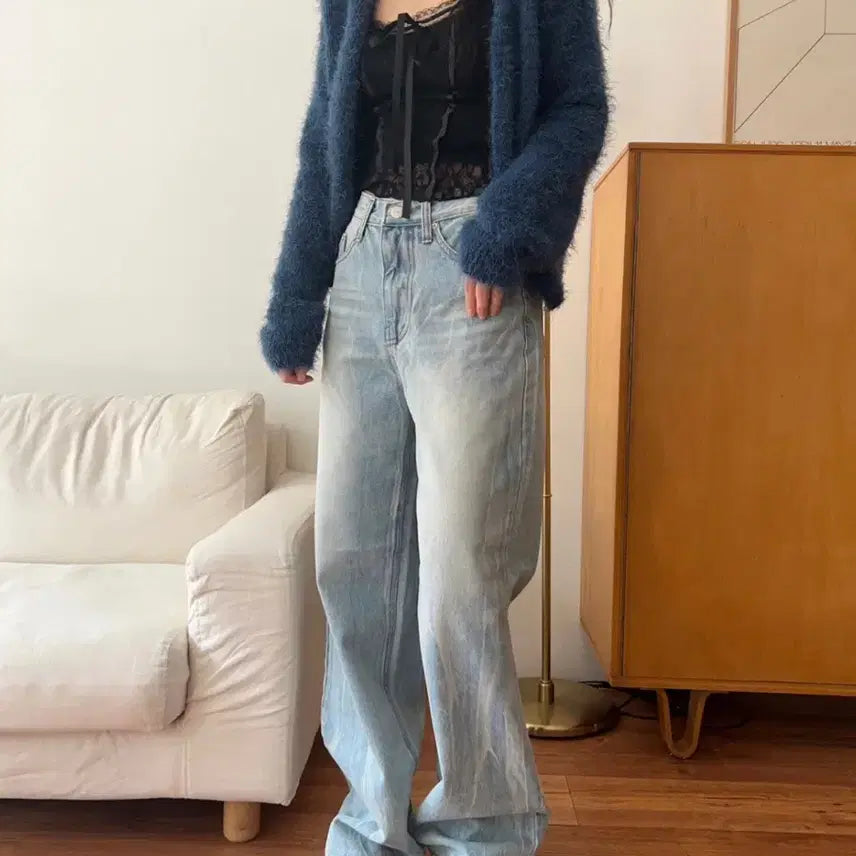 [BUNJANG] Teal Cardigan / 청록 가디건