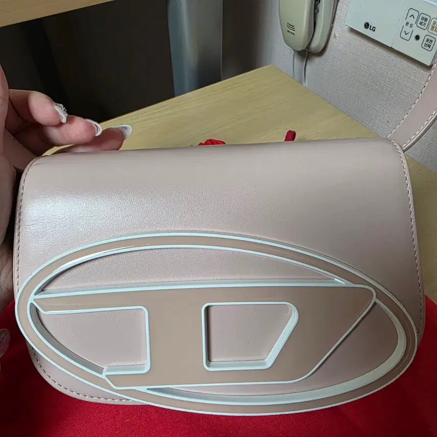 [BUNJANG] Diesel 1DR Pink Shoulder Bag / 디젤 숄더백 핑크 가방 디젤1DR