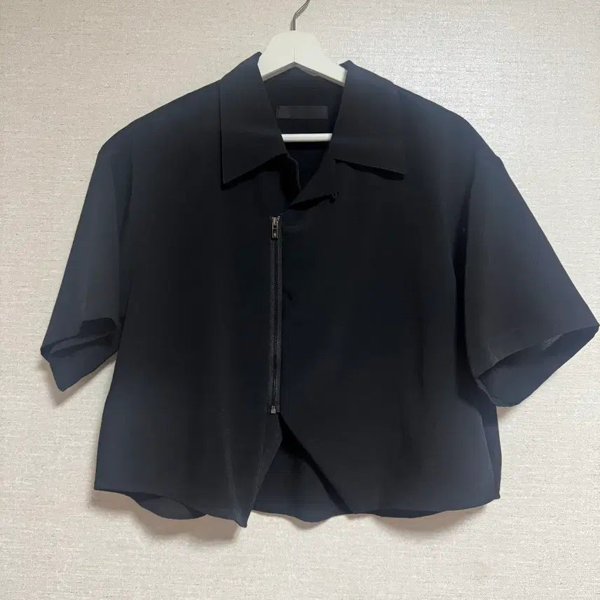 [BUNJANG] Trimming Bird Cropped Shirt / 트리밍버드 셔츠