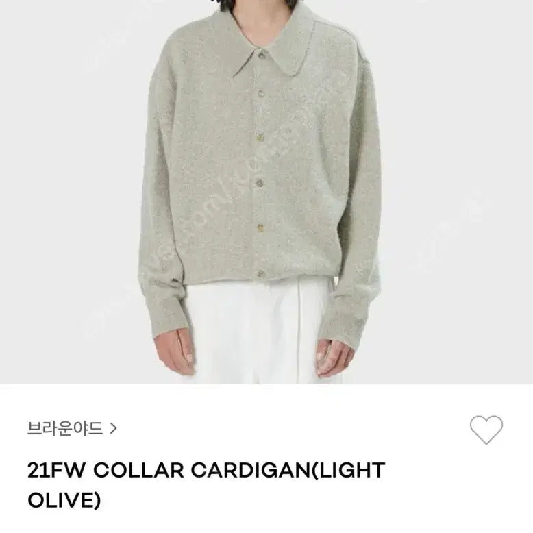[BUNJANG] Brownyard Olive Cardigan Size 3 / 브라운야드 올리브 가디건 3사이즈