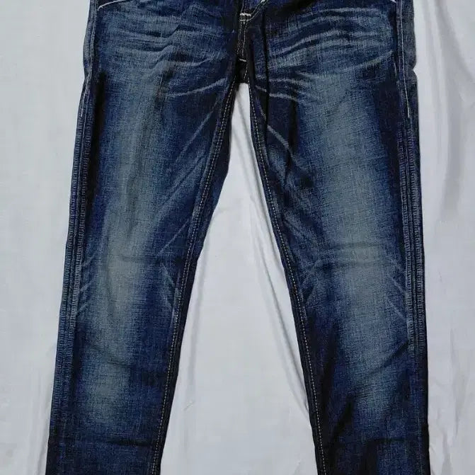 [BUNJANG] EDWIN Blue Trip Embroidered Denim Pants / 할인!! [S] EDWIN 블루 트립 자수 디테일 빈티지 데님 팬츠