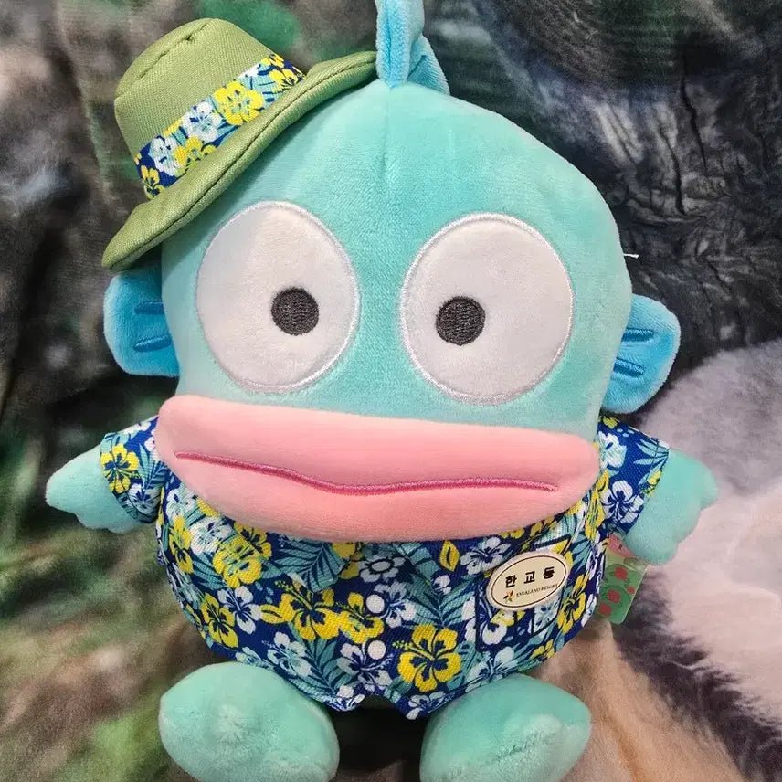[BUNJANG] Hangyodon Sanrio Collaboration Accessory Bundle / 한교동 누이 키링 크로스백 헤어밴드 스티커