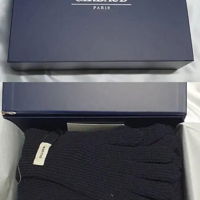 [BUNJANG] Marithe Francois Girbaud Navy Muffler and Gloves Set / 네이비 마리떼 프랑소와 저버 머플러 앤 글러브 목도리 장갑