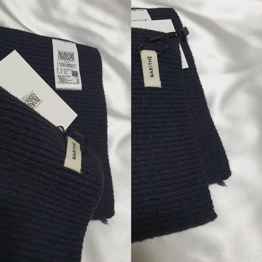 [BUNJANG] Marithe Francois Girbaud Navy Muffler and Gloves Set / 네이비 마리떼 프랑소와 저버 머플러 앤 글러브 목도리 장갑