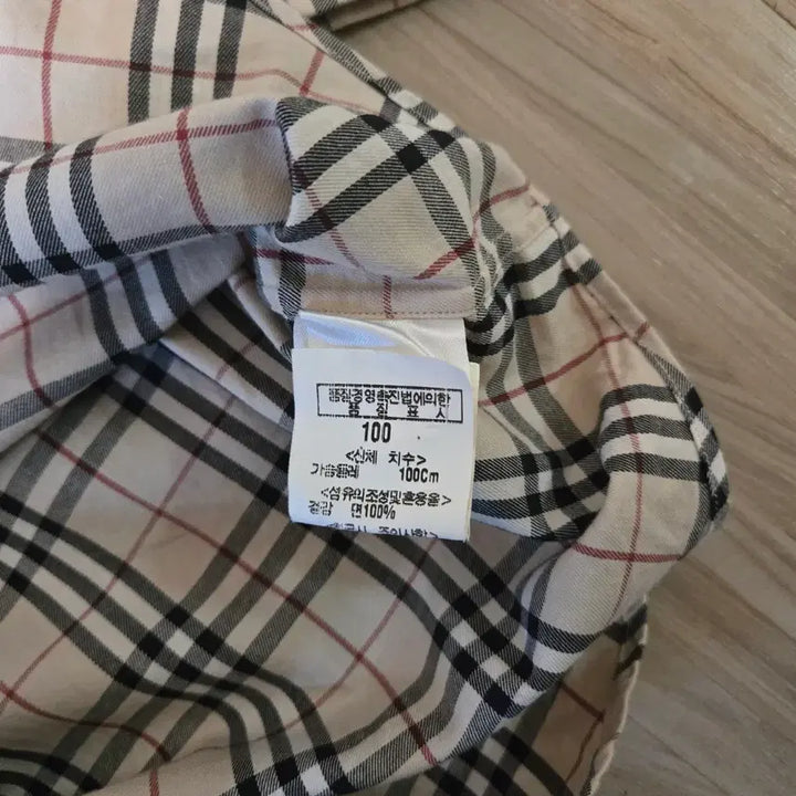 [BUNJANG] Burberry Classic Check Long Sleeve Shirt / 110) 버버리 클래식 체크 긴팔 셔츠