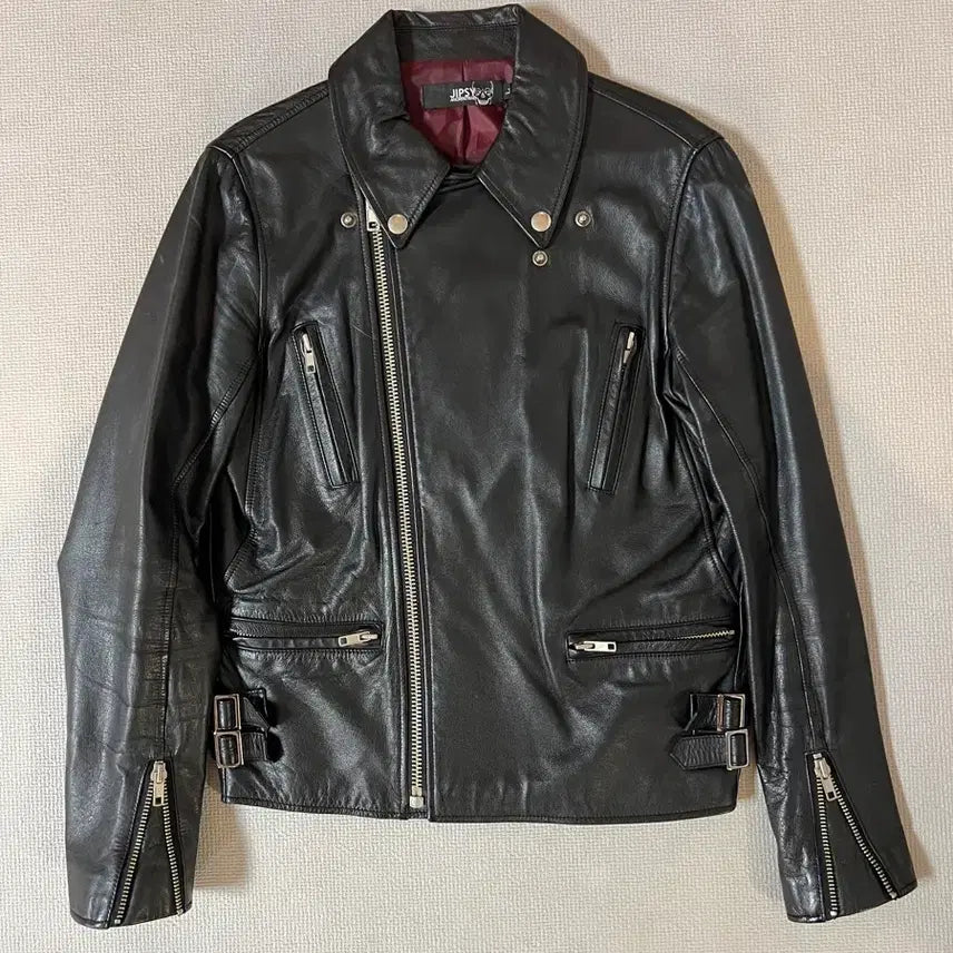 [BUNJANG] Made in KOREA Genuine Leather Rider Jacket / 무료배송 - Made in KOREA 집시 소가죽 리얼 레더 라이더 자켓
