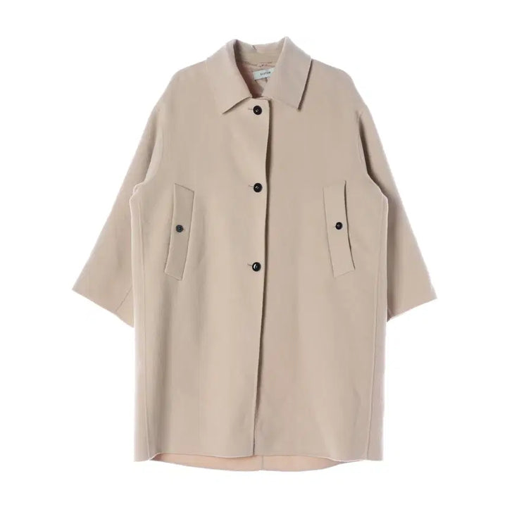[BUNJANG] System 23FW Wool Cashmere Oversized Handmade Coat / 시스템 23FW 울 캐시미어 오버핏 핸드메이드 코트
