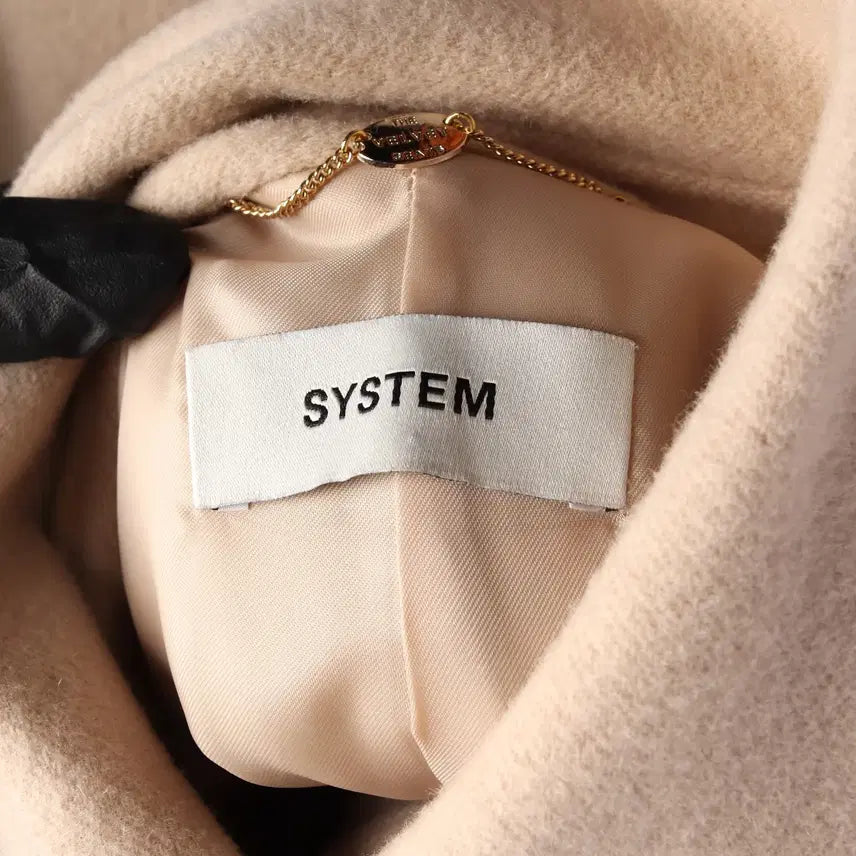 [BUNJANG] System 23FW Wool Cashmere Oversized Handmade Coat / 시스템 23FW 울 캐시미어 오버핏 핸드메이드 코트