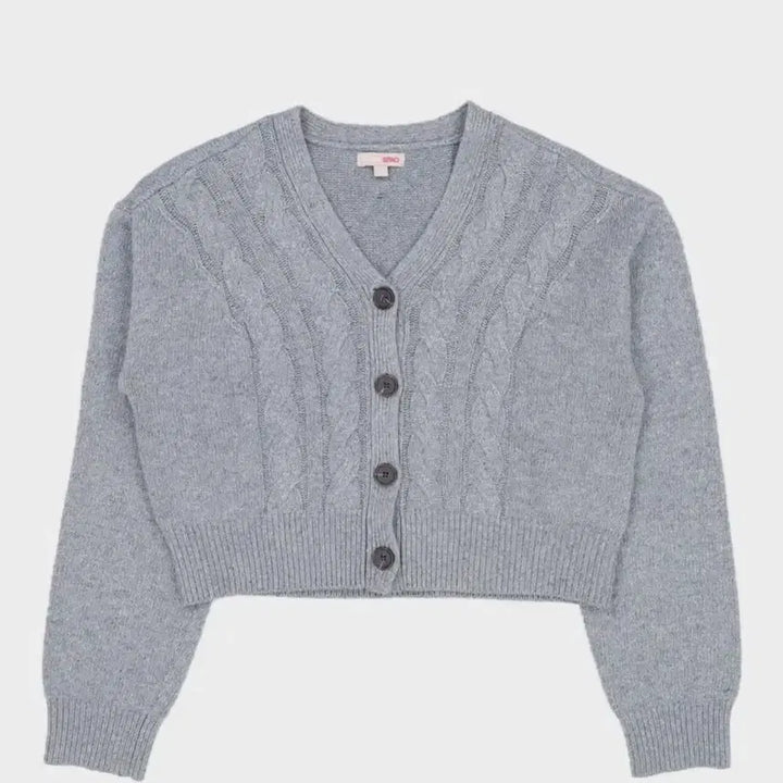 [BUNJANG] SPAO V-neck Knit Cardigan Gray / 스파오 브이넥 니트 가디건 그레이색