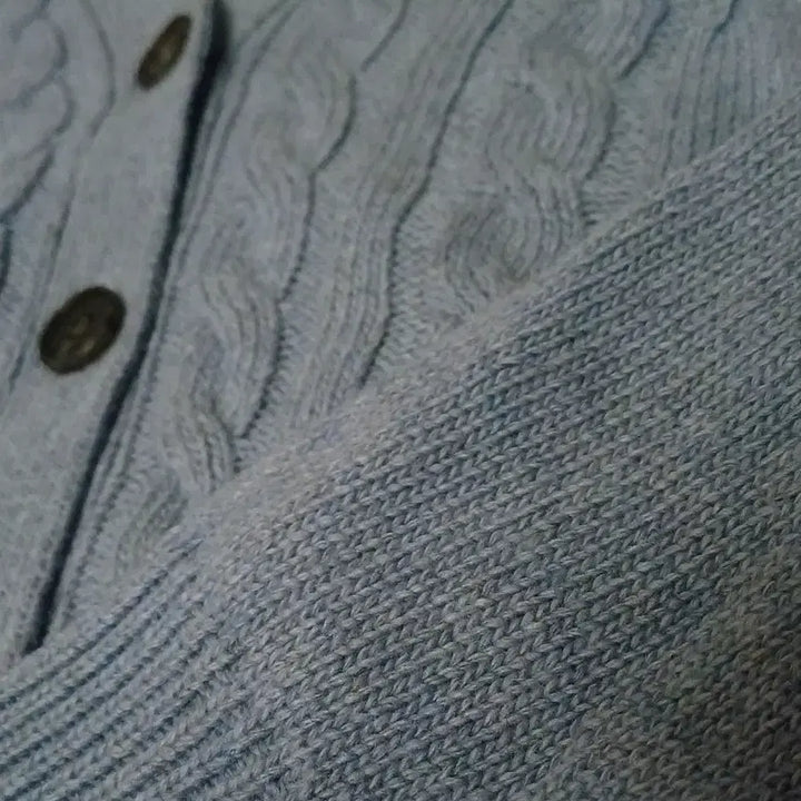 [BUNJANG] SPAO V-neck Knit Cardigan Gray / 스파오 브이넥 니트 가디건 그레이색