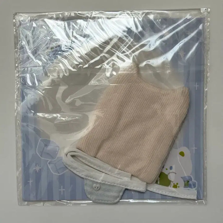 [BUNJANG] 10cm Doll Outfit Beanie Hat & Bib Set / (3종 일괄)10cm 인형옷 모자 비니+턱받이 새상품