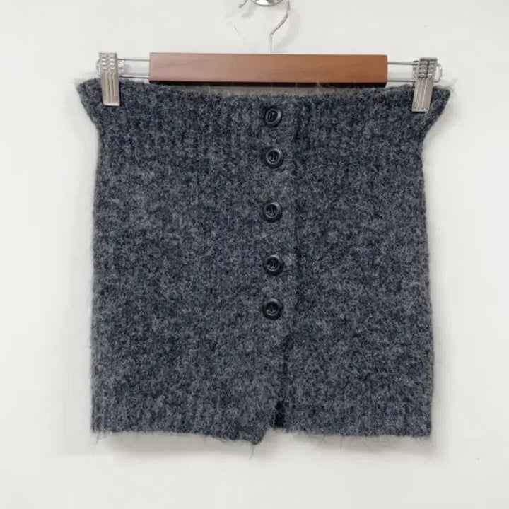 [BUNJANG] Adelio Charcoal Set (Cardigan + Top + Skirt) / 아델리오 가디건+탑+스커트 셋업