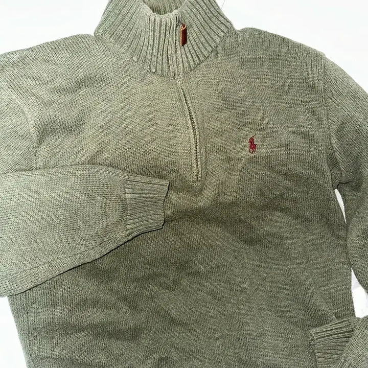 [BUNJANG] Vintage Matcha Knit / 폴로 말차색 니트 빈티지