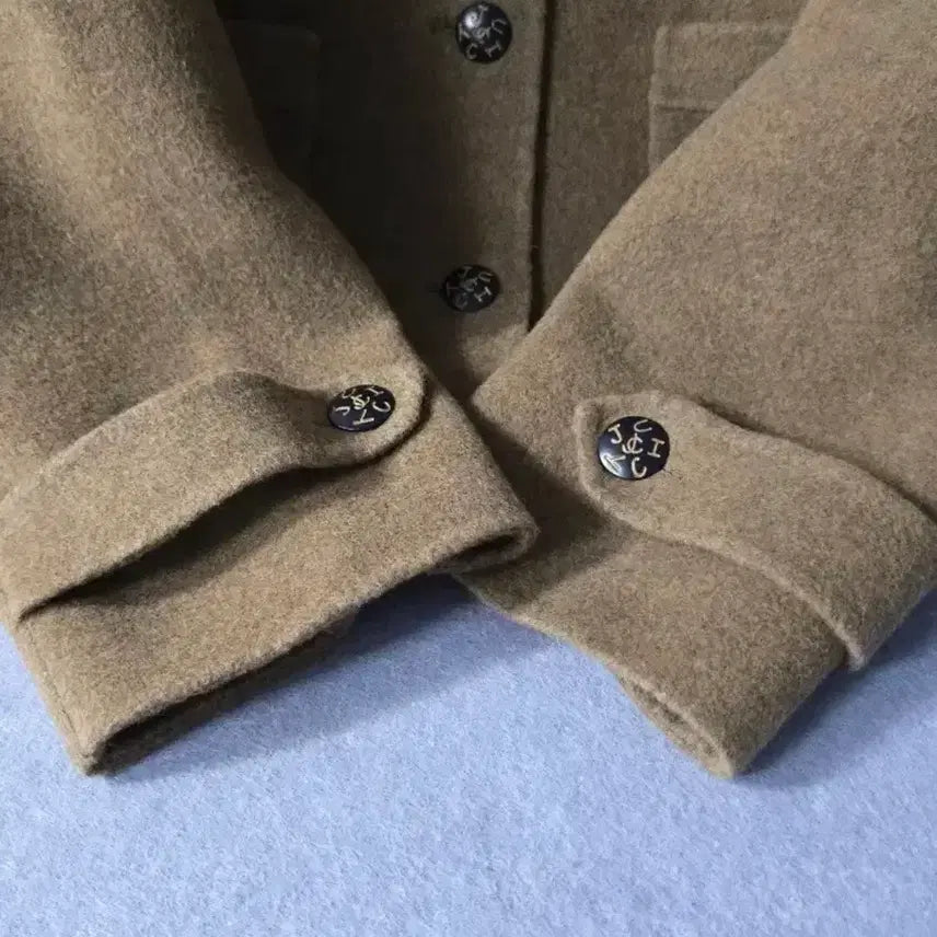 [BUNJANG] Juicy Couture Cashmere Blend Handmade Short Coat Jacket / 쥬시꾸뛰르 캐시미어 블렌드 핸드메이드 숏코트 자켓