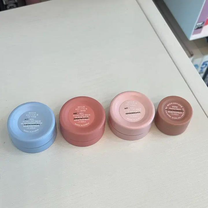 [BUNJANG] A.O.U Tint Balm Bundle Set / 일괄) 에이오유 틴트밤 땅콩밤 버블밤 베베밤 박하밤
