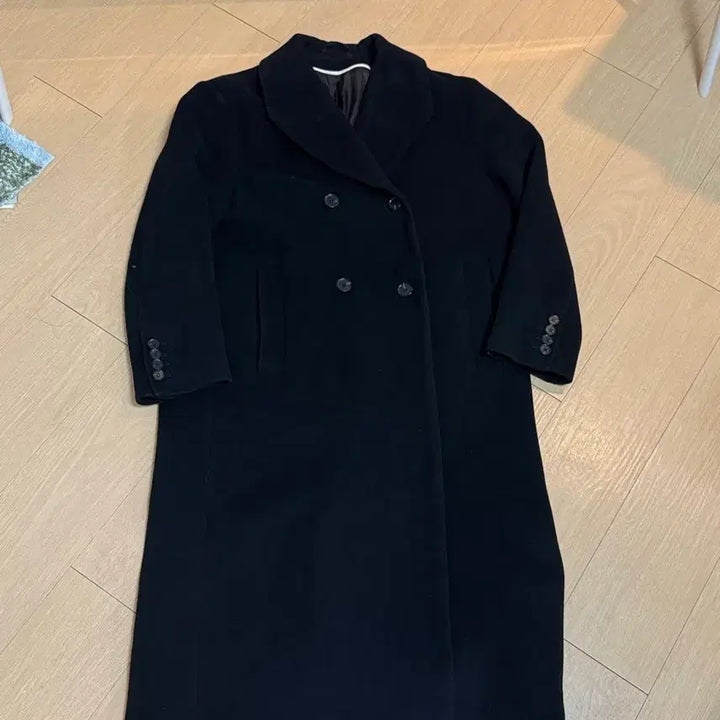 [BUNJANG] COS Double Breasted Coat - Black / [38] 코스 cos 더블 브레스트 코트 블랙