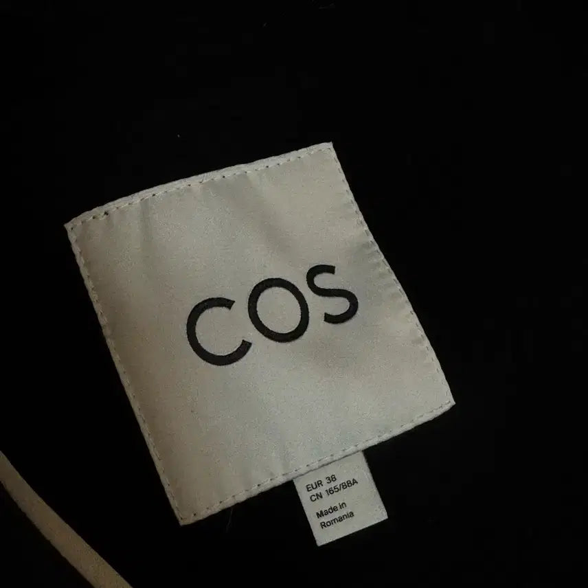 [BUNJANG] COS Double Breasted Coat - Black / [38] 코스 cos 더블 브레스트 코트 블랙