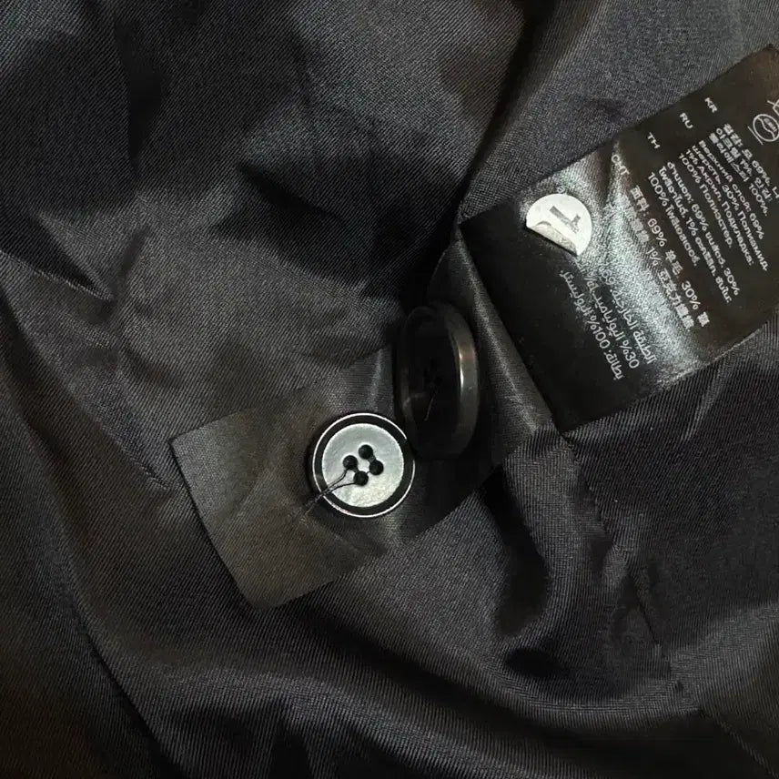 [BUNJANG] COS Double Breasted Coat - Black / [38] 코스 cos 더블 브레스트 코트 블랙