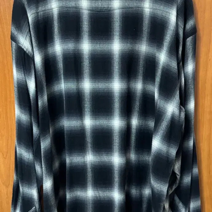 [BUNJANG] Polytelu Losed Check Shirt Western Ink White 4 / 폴리테루 루즈드 체크 셔츠 웨스턴 잉크 화이트 4