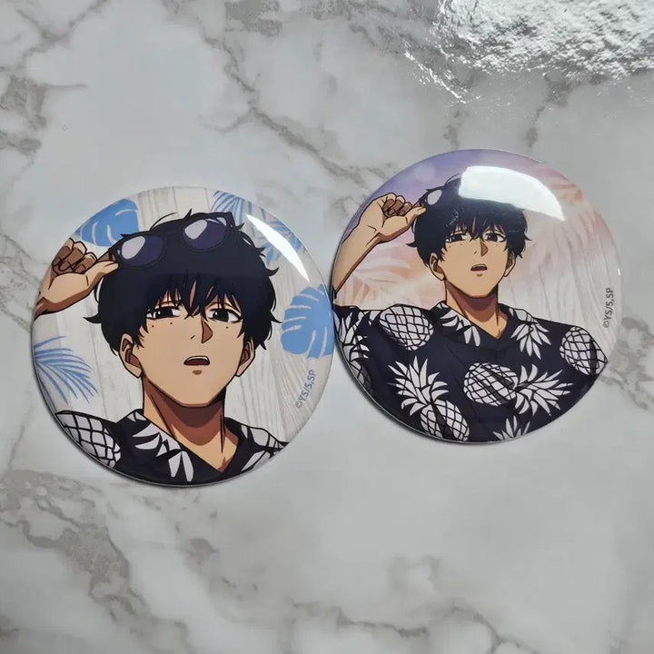 [BUNJANG] Sakamoto Days Natsuki Seba Badge Bundle Set / 사카모토데이즈 사카데이 세바 나츠키 캔뱃지 일괄