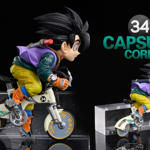 [BUNJANG] League Dragon Ball Resin Figure - Goku on Bicycle / 드래곤볼 레진 - League 사 월콜 사이즈  오공 자전거 -미개봉