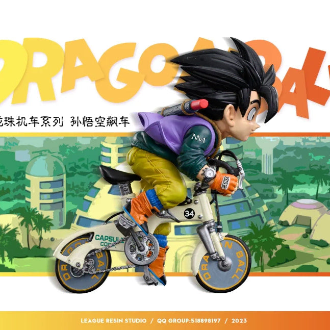 [BUNJANG] League Dragon Ball Resin Figure - Goku on Bicycle / 드래곤볼 레진 - League 사 월콜 사이즈  오공 자전거 -미개봉