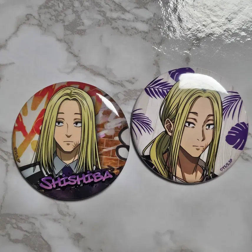 [BUNJANG] Sakamoto Days Shishiba Badge Bundle / 사카모토데이즈 사카데이 시시바 캔뱃지 일괄