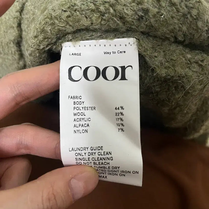 [BUNJANG] Coore Knit Hood L / 쿠어 니트 후드 L