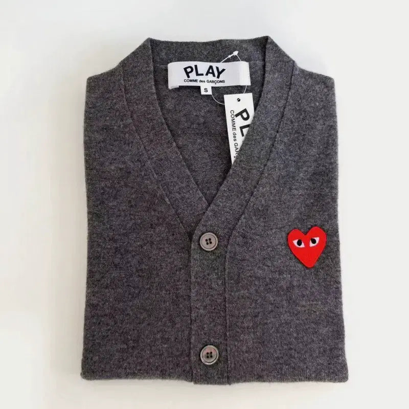 [BUNJANG] Comme des Garcons V-Neck Cardigan (Men's) / (새상품, 정품)꼼데가르송 V넥 가디건, 남성용