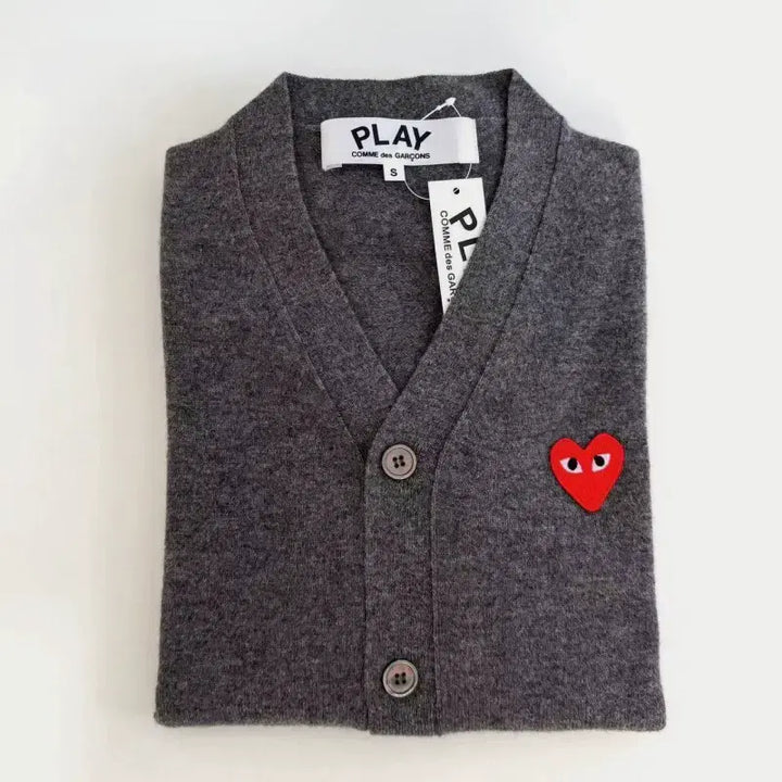 [BUNJANG] Comme des Garcons V-Neck Cardigan (Men's) / (새상품, 정품)꼼데가르송 V넥 가디건, 남성용