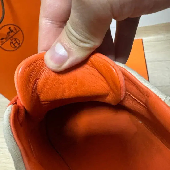 [BUNJANG] Hermes Bouncing Sneakers Orange (Size 260) / (정품, 250사이즈) 에르메스 바운싱 스니커즈 오렌지