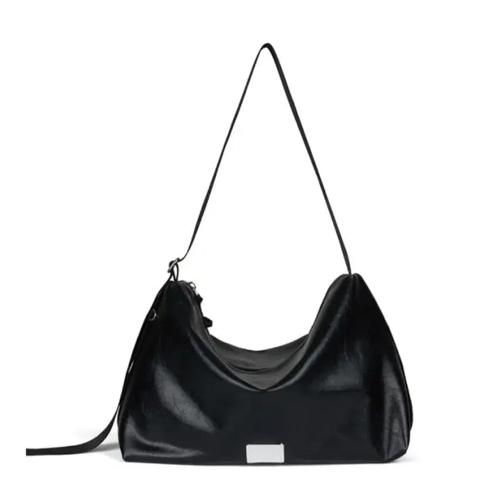 [BUNJANG] Fennec Leather Crossbody Bag / 페넥 레더 가죽 크로스백 숄더백 가방