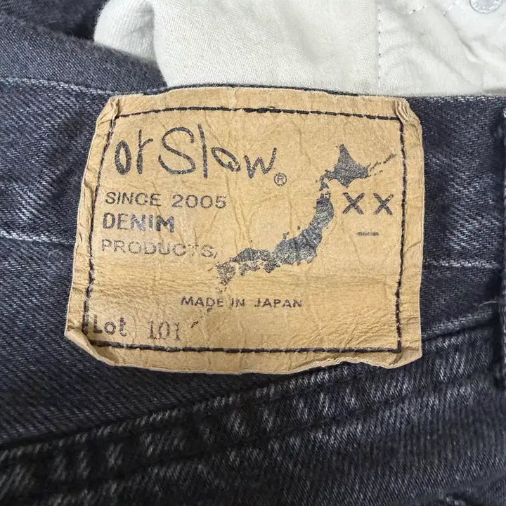 [BUNJANG] OrSlow 101 Dad Fit Denim Pants Black / 오어슬로우 101 DAD FIT 데님 팬츠 블랙