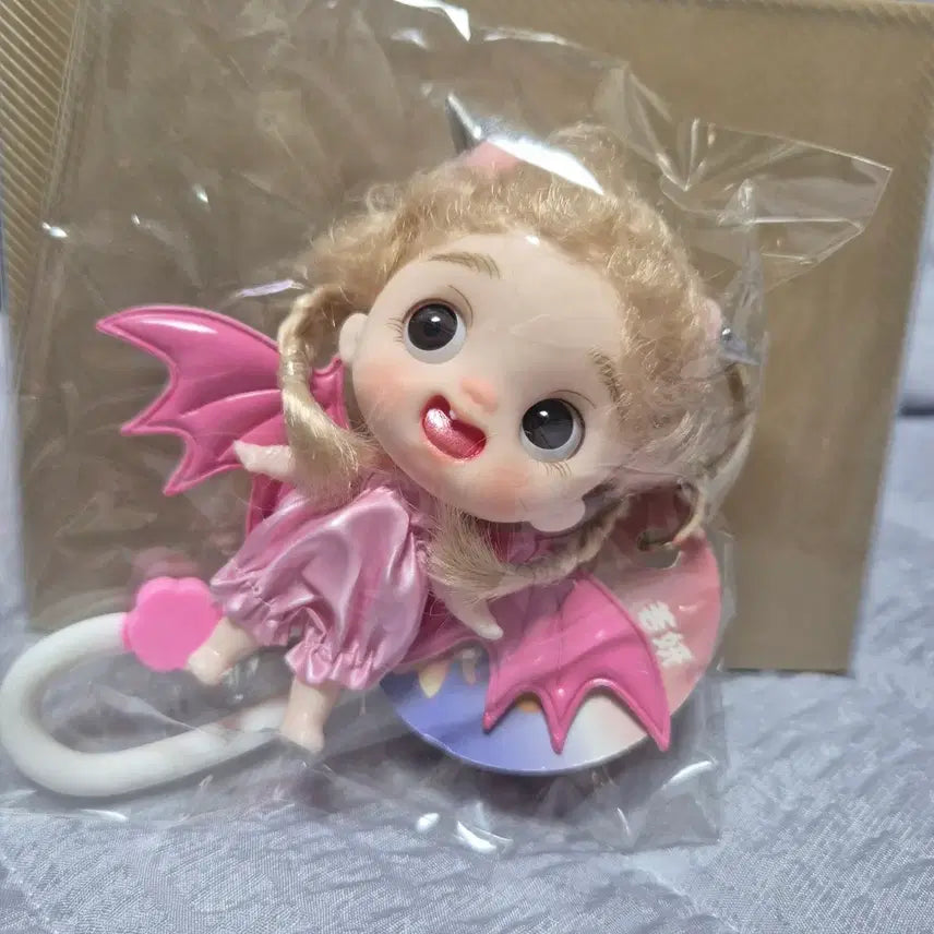 [BUNJANG] Pink Devil Keychain / 핑크 악마 키링