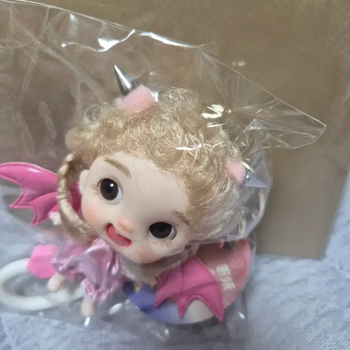 [BUNJANG] Pink Devil Keychain / 핑크 악마 키링