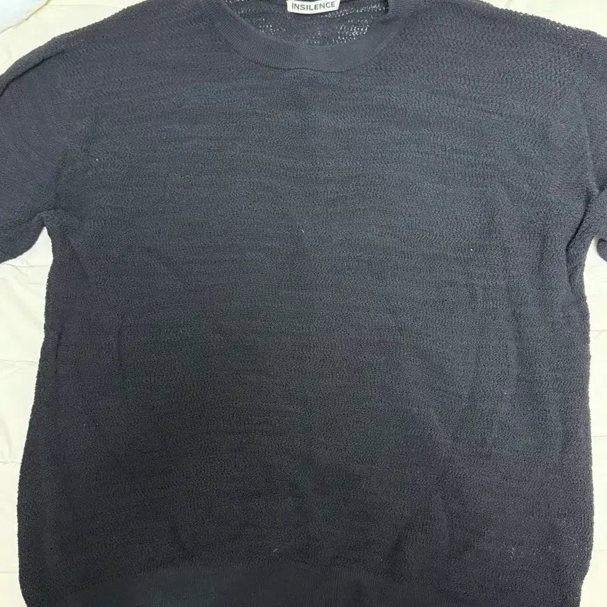 [BUNJANG] Insaillence Knit Black L / 인사일런스 라이트 쉬어드 니트 블랙 L