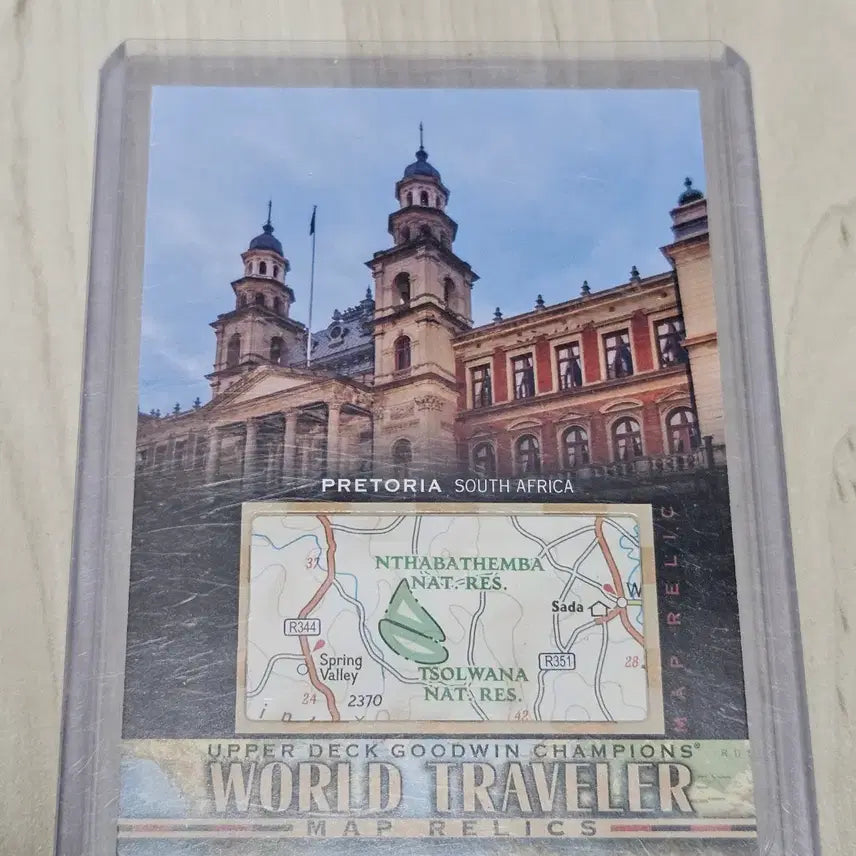 [BUNJANG] Upperdeck Pretoria Relic Card / 세계 여행지도 렐릭 카드 (남아공 프레토리아)