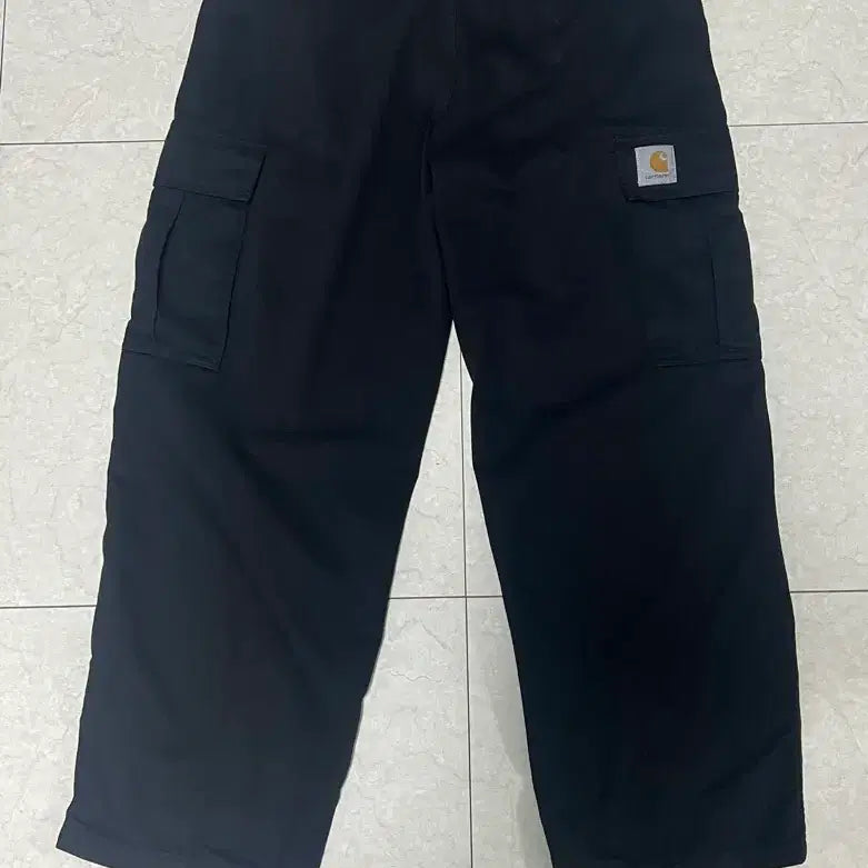 [BUNJANG] Carhartt WIP Cargo Pants Black Garment Dyed / 칼하트 WIP 콜 카고 팬츠 블랙 가먼트 다이드