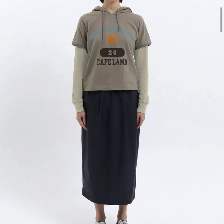 [BUNJANG] Safarispot Half Sleeve Hoodie / safarispot 사파리스팟 반팔 후드 티셔츠 올리브