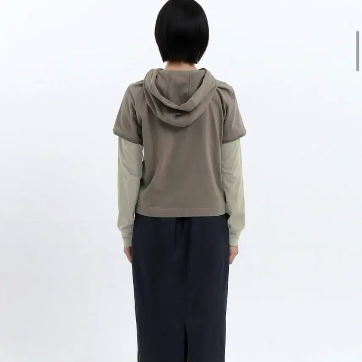 [BUNJANG] Safarispot Half Sleeve Hoodie / safarispot 사파리스팟 반팔 후드 티셔츠 올리브