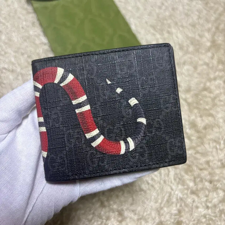 [BUNJANG] OS Gucci Snake Wallet Black / [OS] 구찌 스네이크 반지갑 블랙