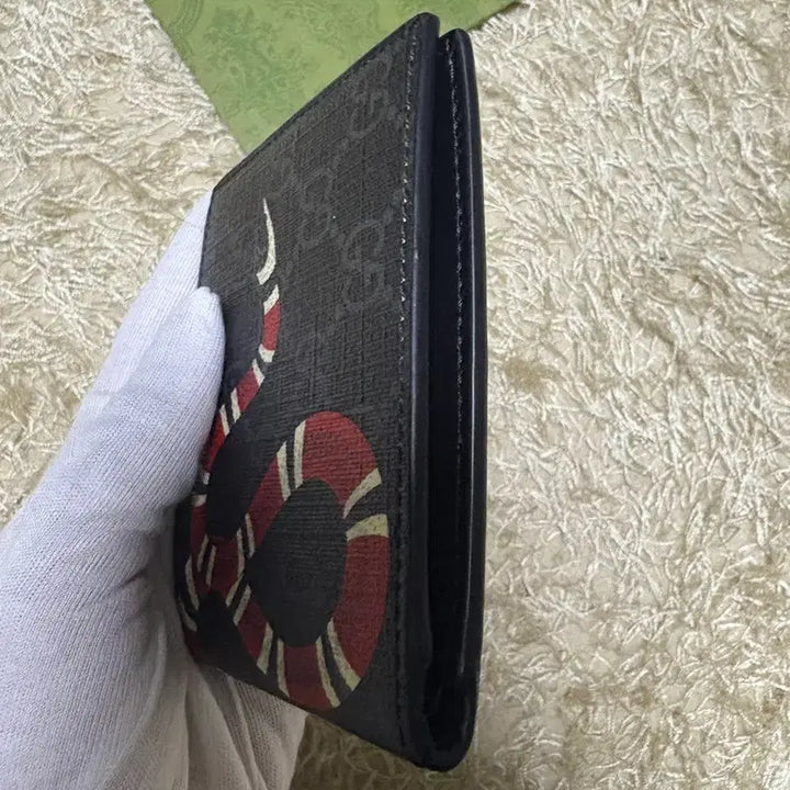 [BUNJANG] OS Gucci Snake Wallet Black / [OS] 구찌 스네이크 반지갑 블랙