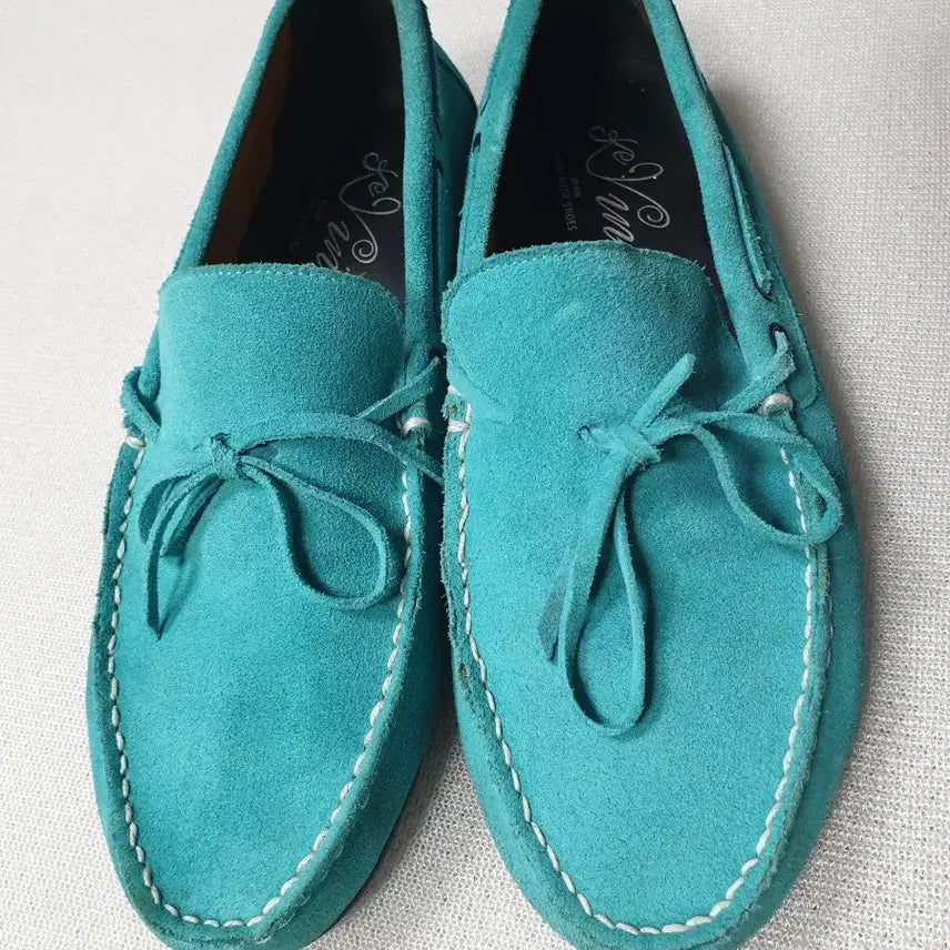 [SOLD OUT] KEVIN 스웨이드 에메랄드 로퍼 슈즈 290