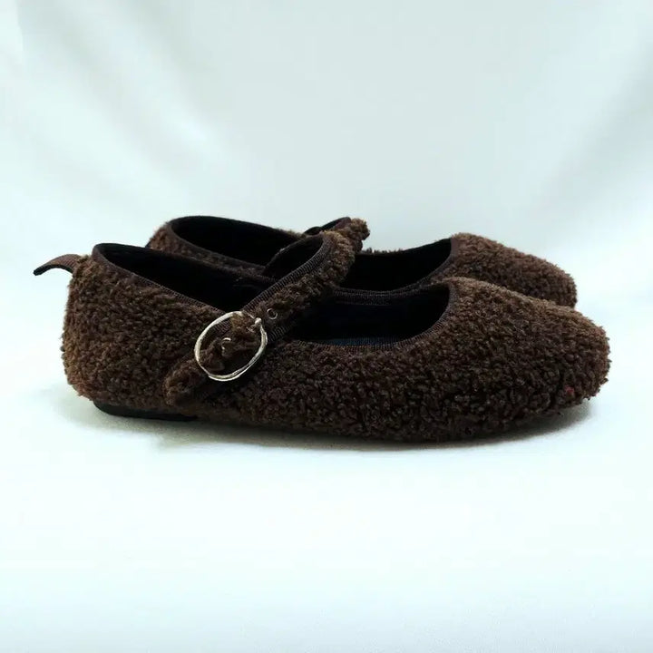 [BUNJANG] NUOVO Deep Brown Loafer / NUOVO 뽀글이 딥브라운 로퍼 단화 슬립온 겨울구두