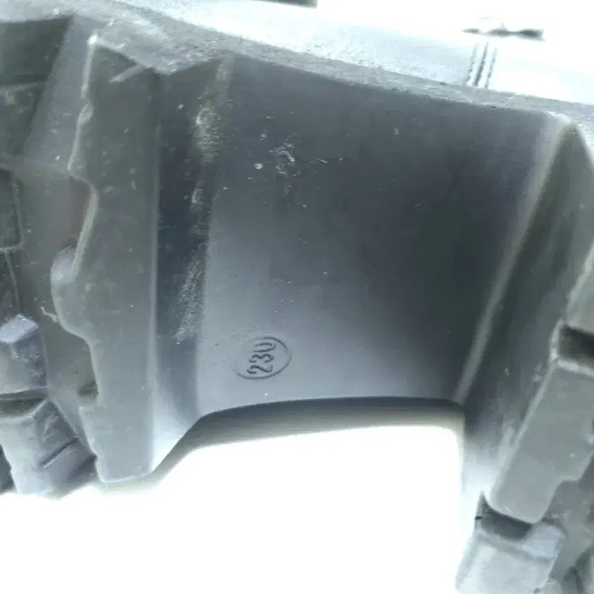 [BUNJANG] Black Leather Ankle Boots / 천연가죽 블랙 니트 앵클 부츠 거의새상품