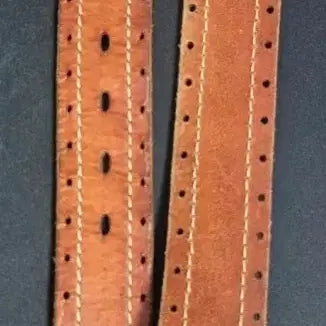 [BUNJANG] Leather Camel Belt / 일본 천연 통가죽 카멜 벨트